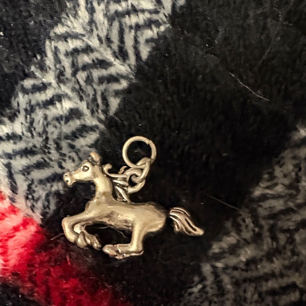 Silver Horse Charm Pendant